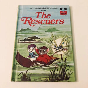 Vtg 1977 The Rescuers  Disneys Wonderful World of Reading